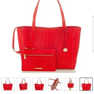 Brahmin Athena Tote w/pouch..New with tags
